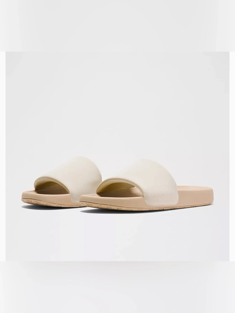 lululemon Restfeel Sand Dollar/Coastal Sand/Coastal Sand Slide Sandals Size 9